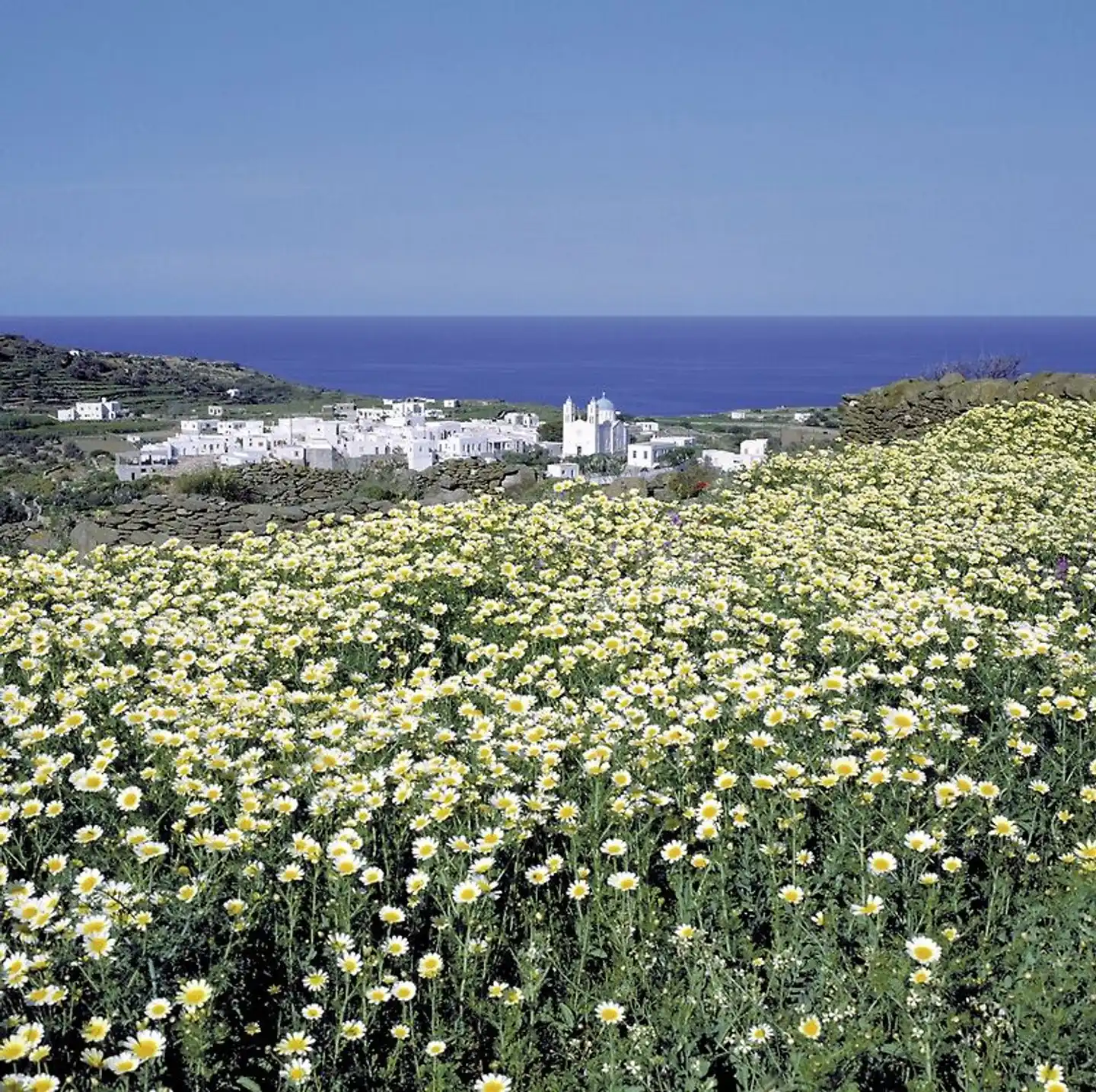 Kykladen Island-Hopping ab Mykonos/bis Santorin Landschaft