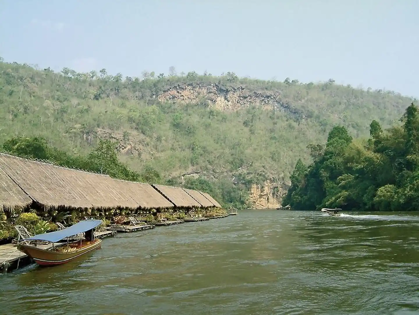 River Kwai Rafts Landschaft