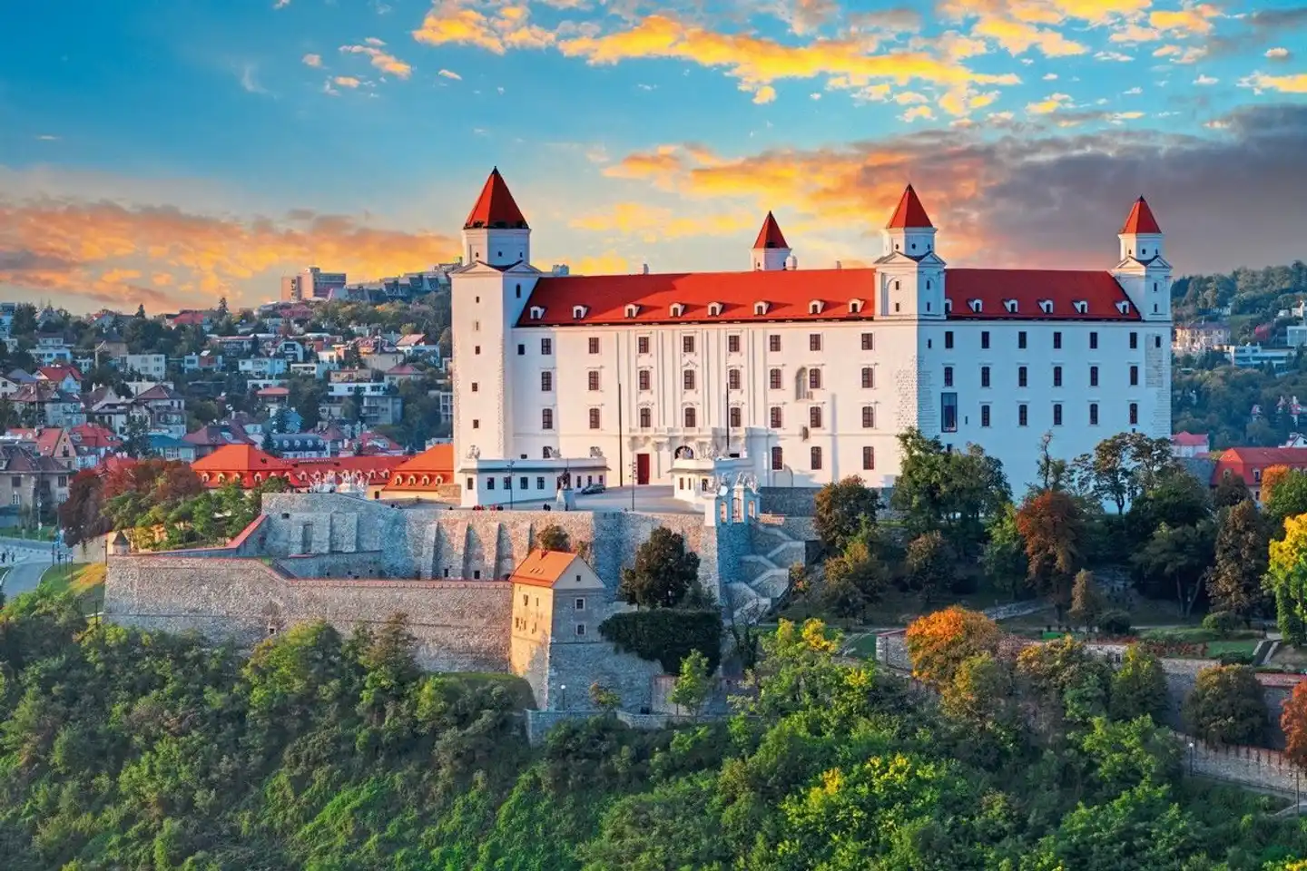 Radreise von Wien nach Budapest Garten