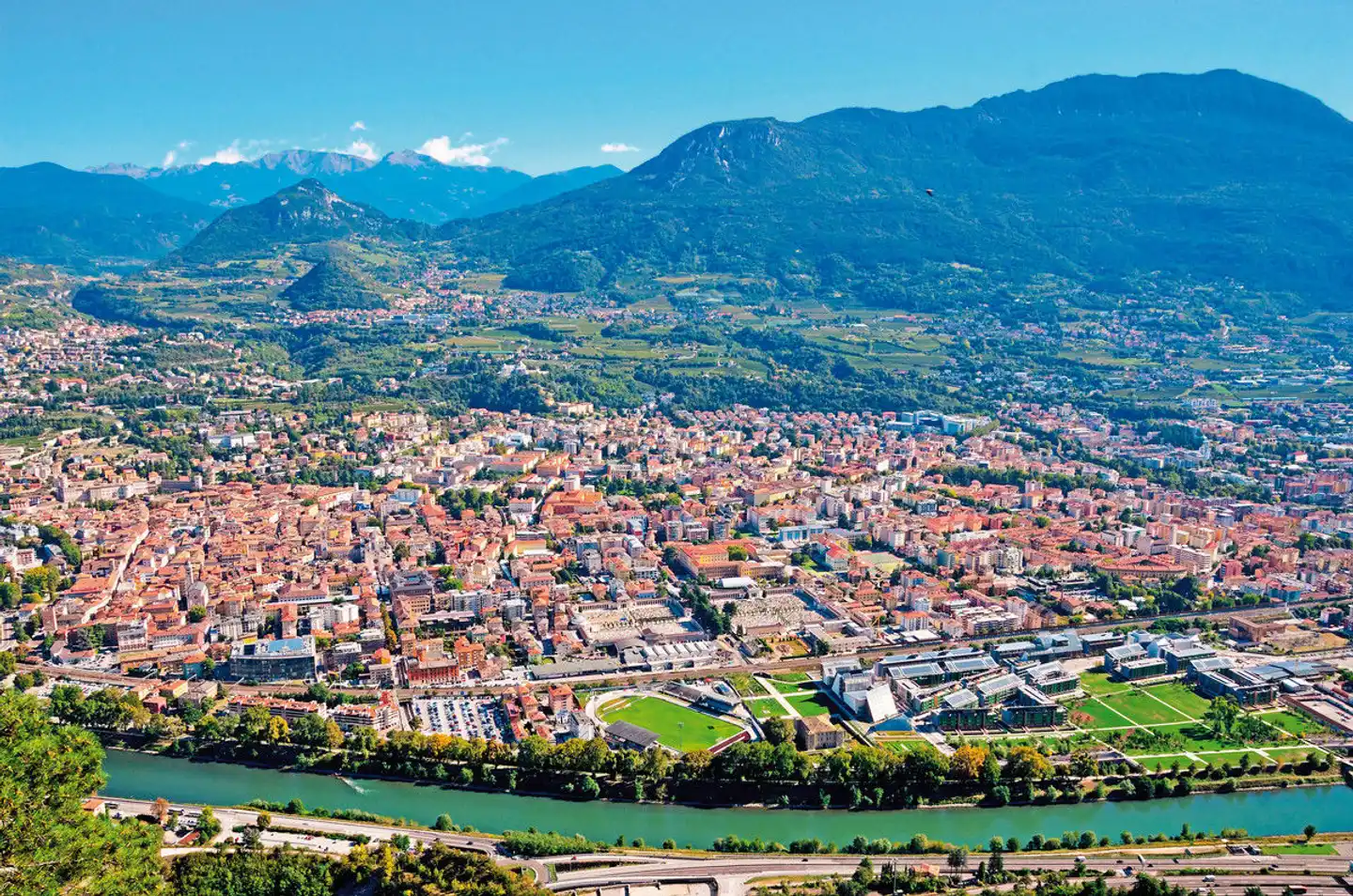 Etsch-Radweg Nauders - Gardasee Landschaft