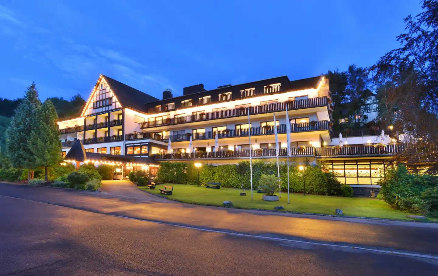 Sauerland Alpin Hotel Aussenansicht