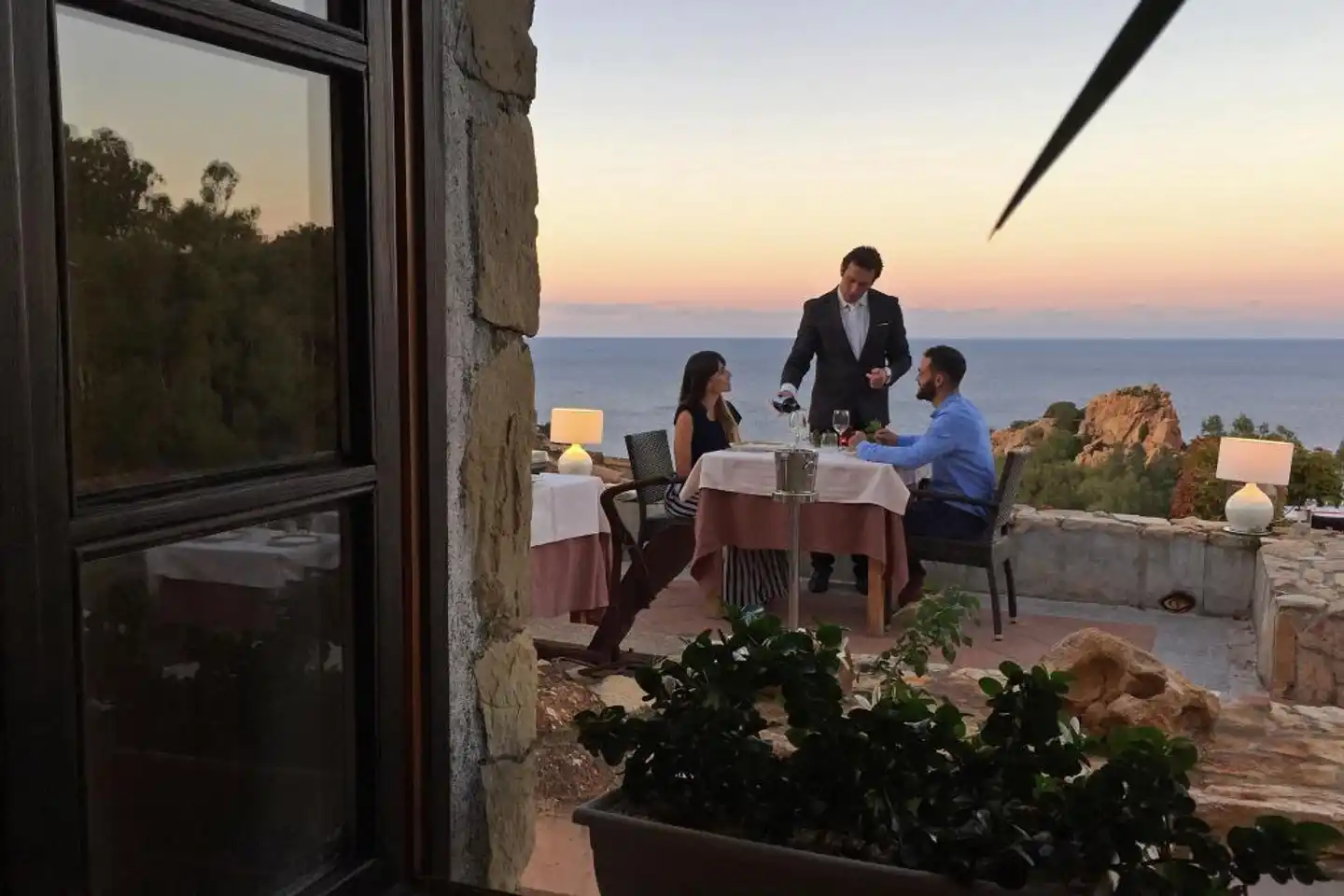 Hotel blau monte turri Terrasse