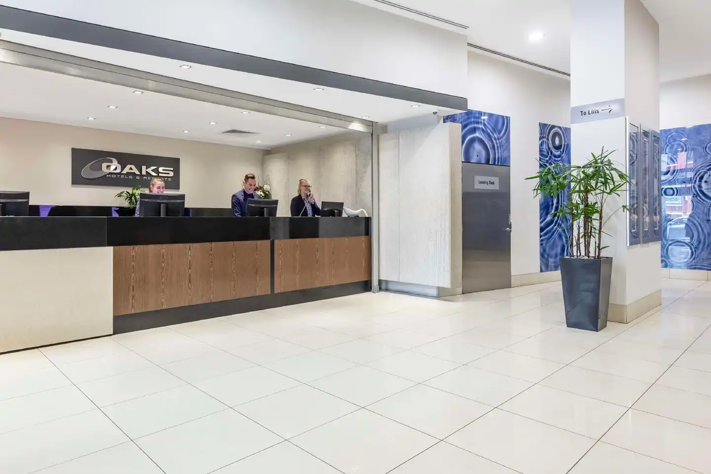 Oaks Brisbane on Charlotte Suites Lobby