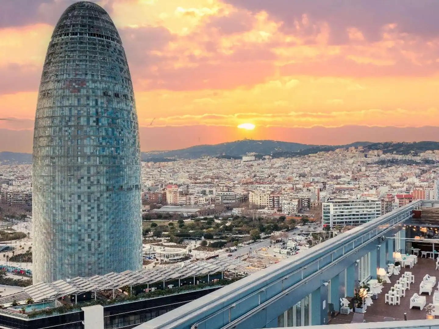 Novotel Barcelona City Hotel Landschaft