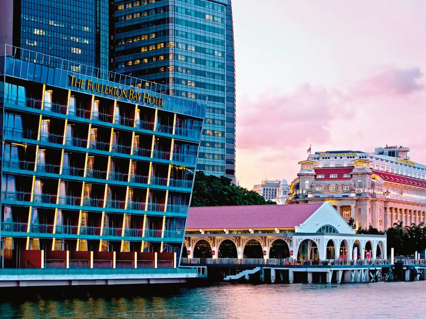 The Fullerton Bay Hotel Aussenansicht