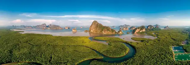 Süd-Thailand Landschaft