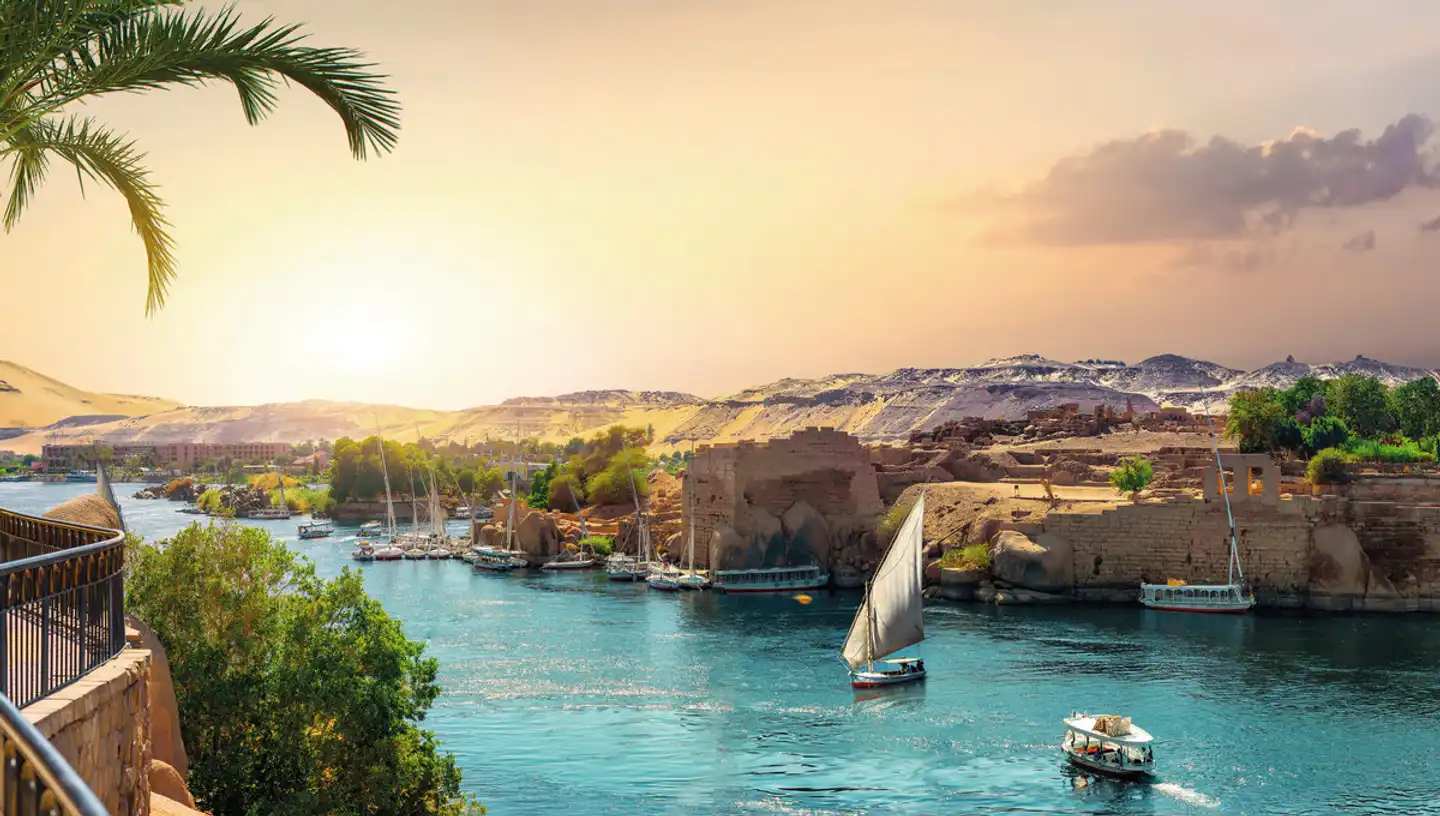 Nilkreuzfahrt ab/bis Luxor Landschaft