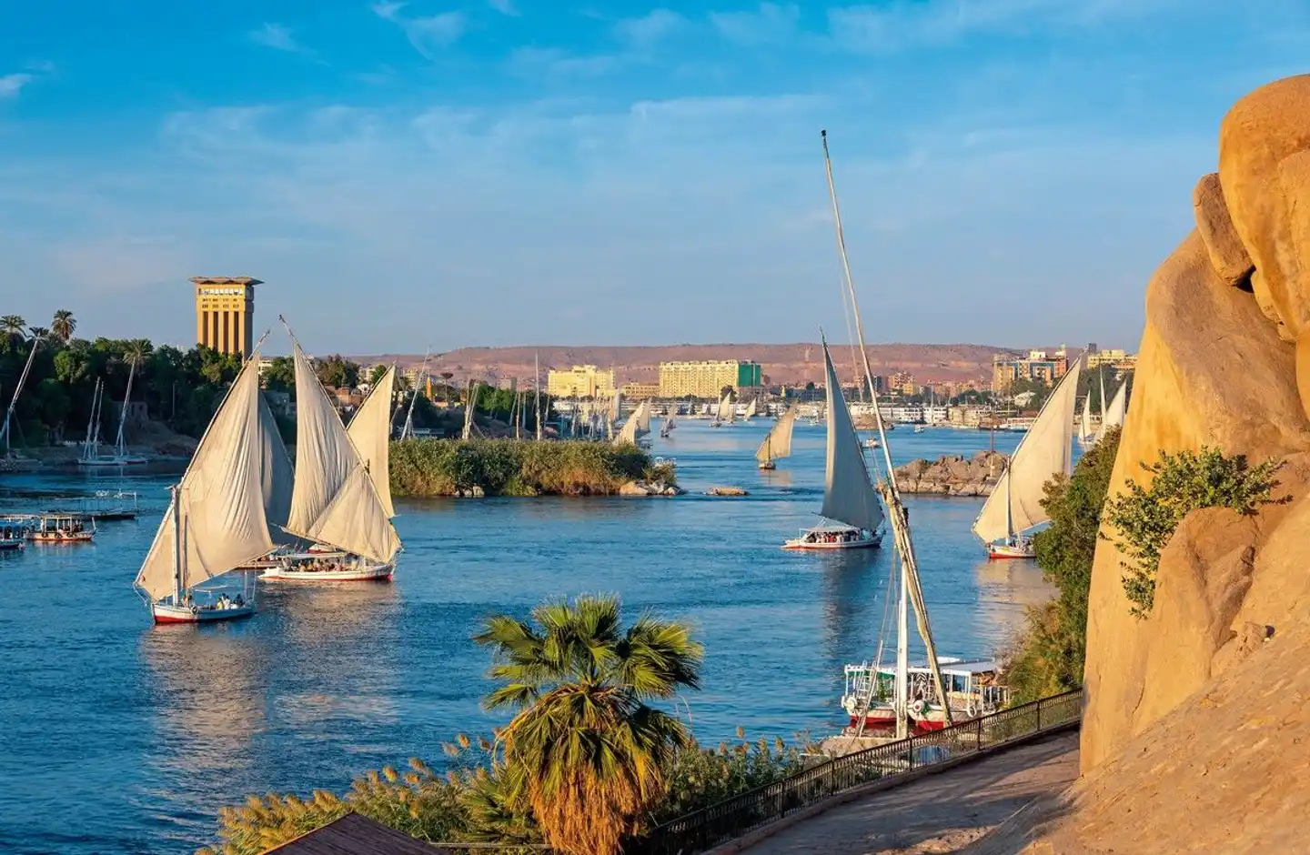 Nilkreuzfahrt ab/bis Luxor Landschaft