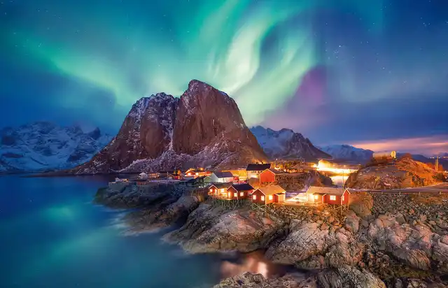 Polarlichtabenteuer Lofoten und Vesterålen Landschaft