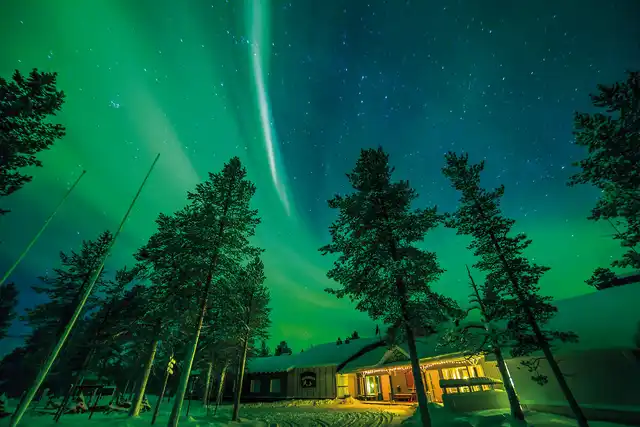 Lapplands magische Nächte - Muotka Landschaft