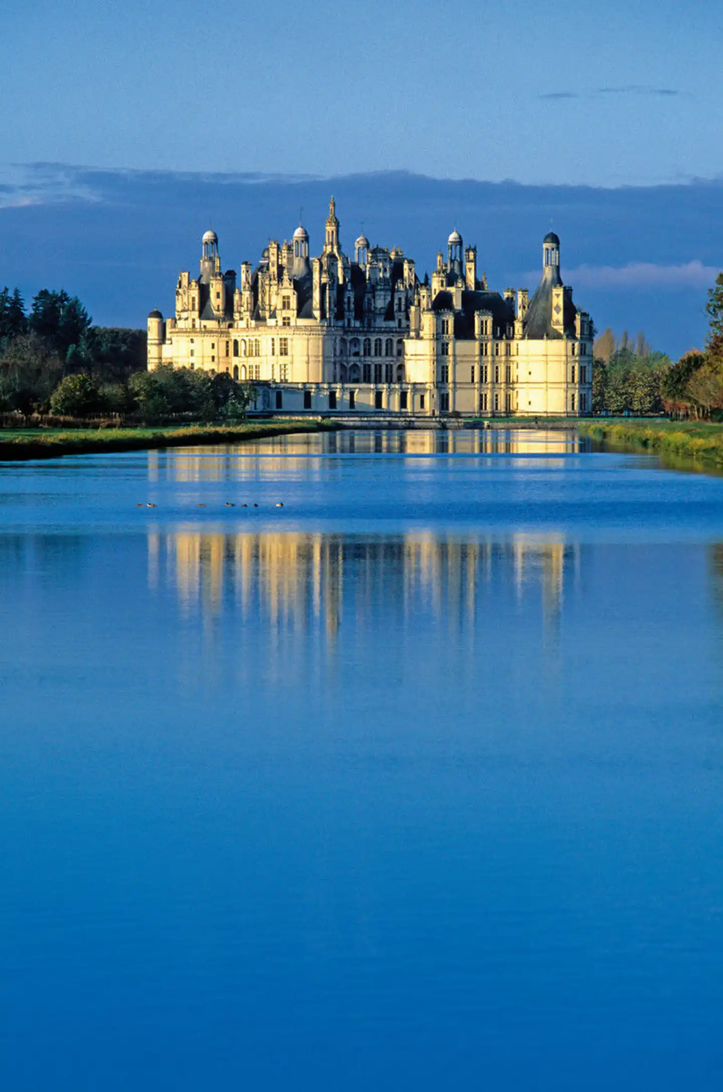 Schlösser der Loire ab Blois Landschaft