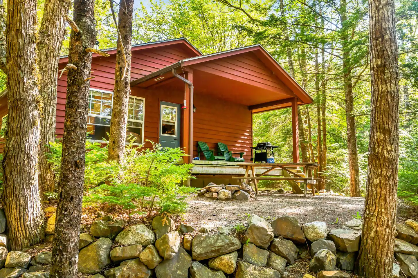 Mersey River Chalets & Nature Retreat Garten