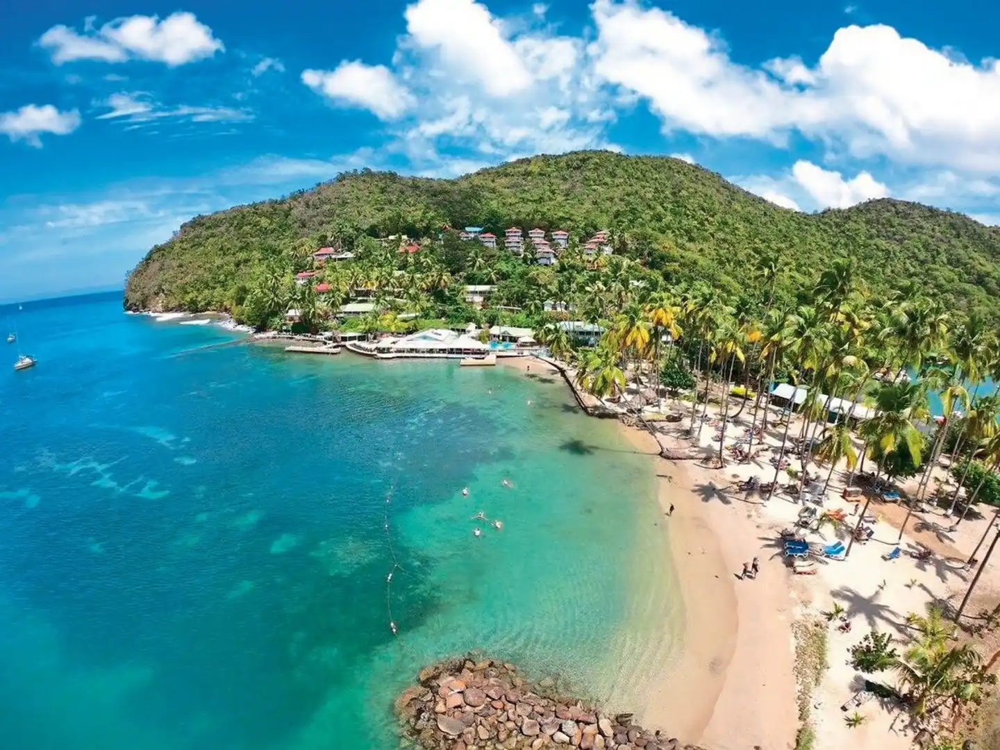 Marigot Beach Club & Dive Resort Landschaft