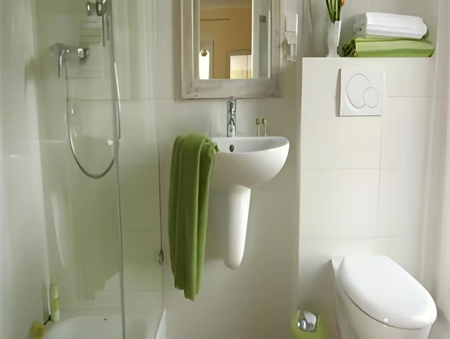 Hotel Villa Verde Badezimmer