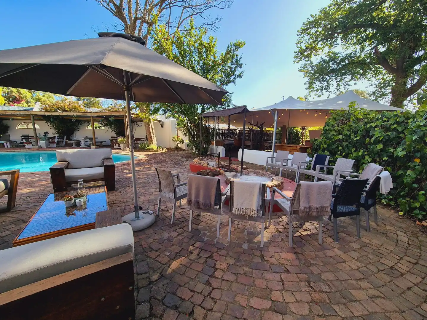 De Leeuwenhof Estate Terrasse
