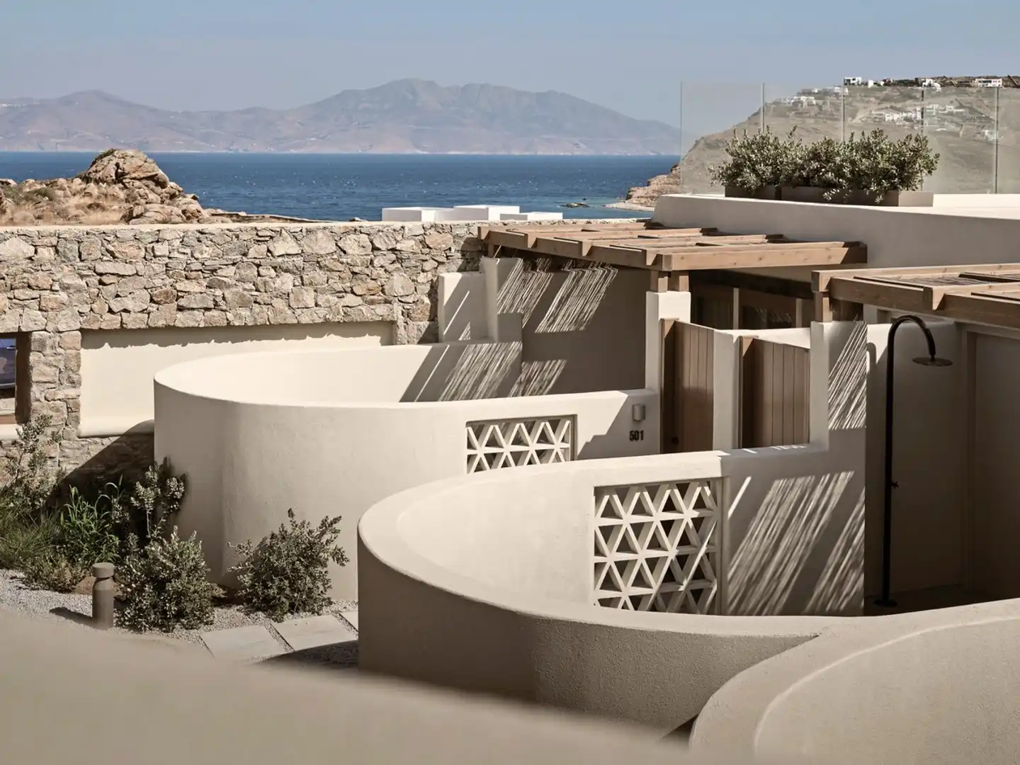Domes Noruz Mykonos Aussenansicht