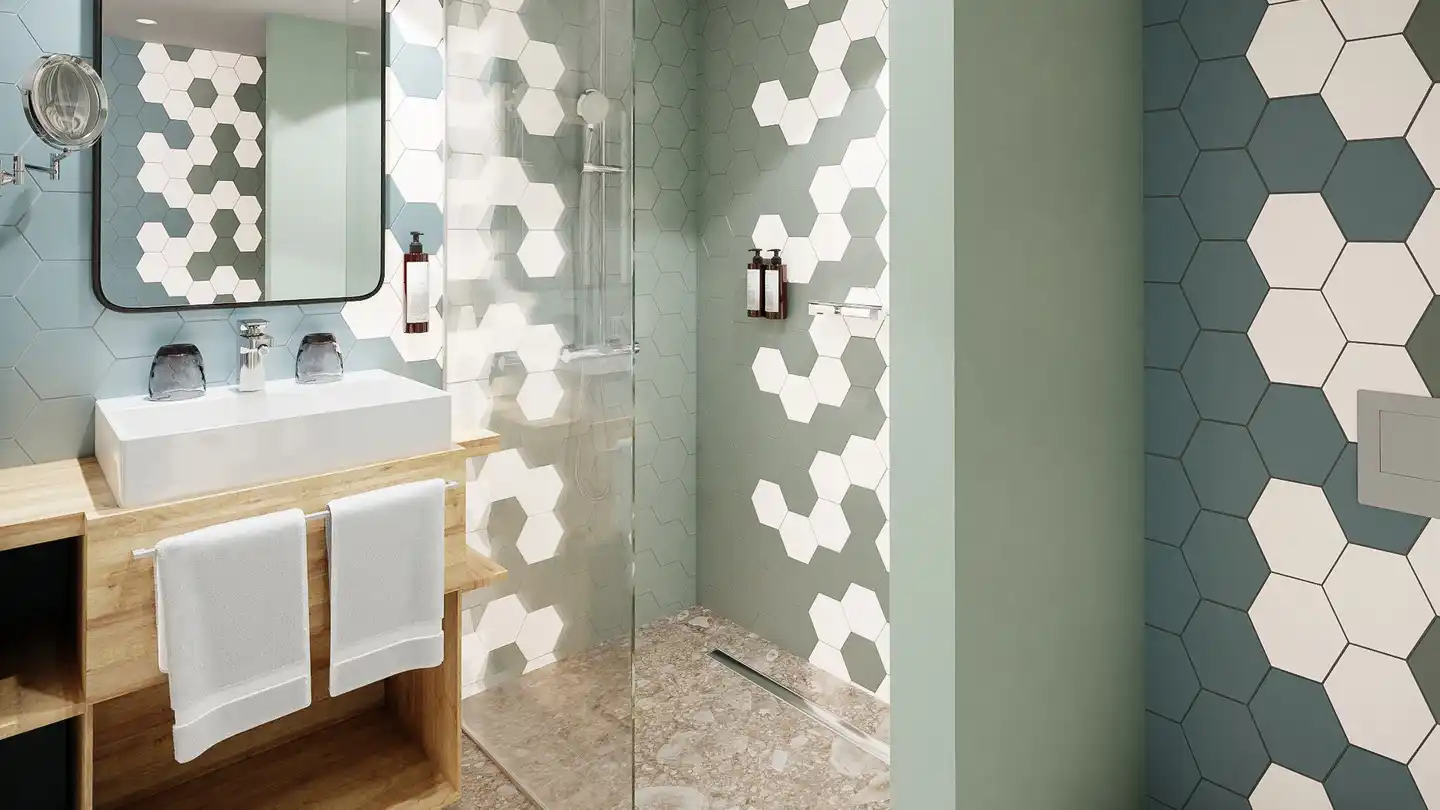 BASSENA Wien Donaustadt Badezimmer