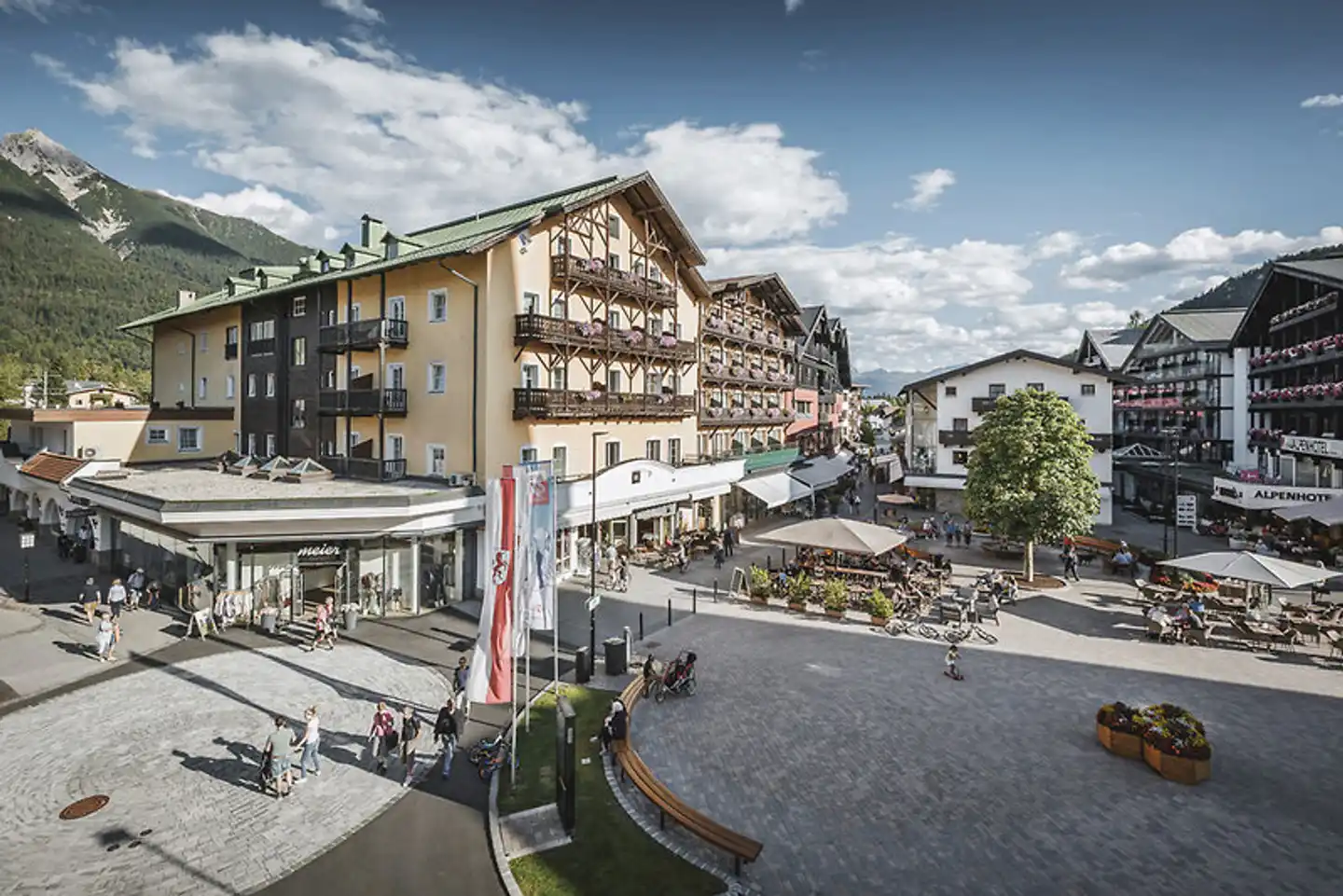 Post Seefeld - Wellnesshotel Tirol Aussenansicht