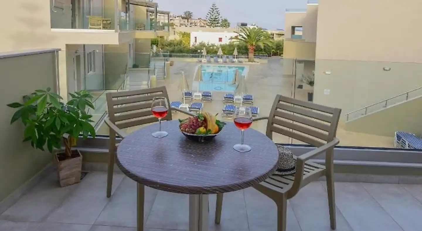 Blue Horizon Apartments Terrasse