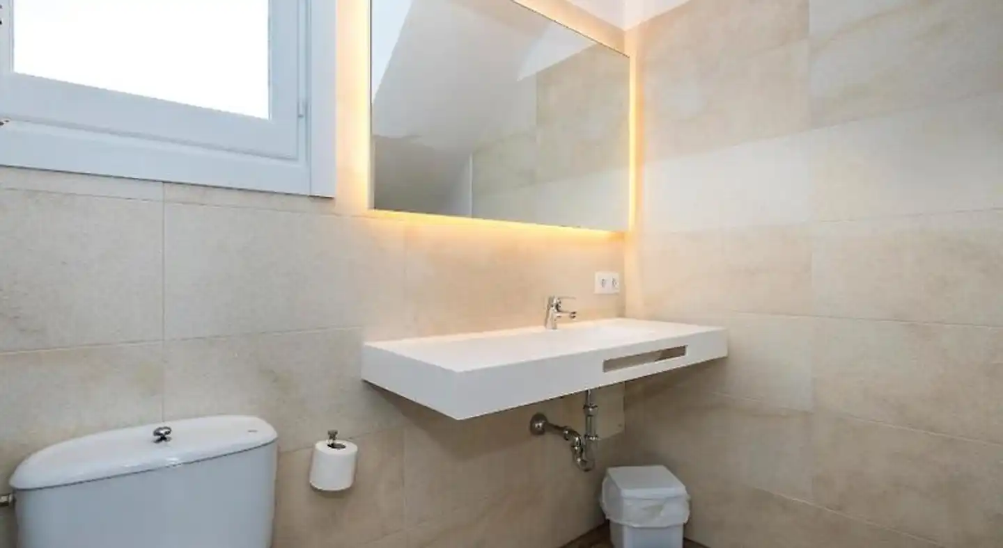 Playa Canutells Apartamentos Badezimmer