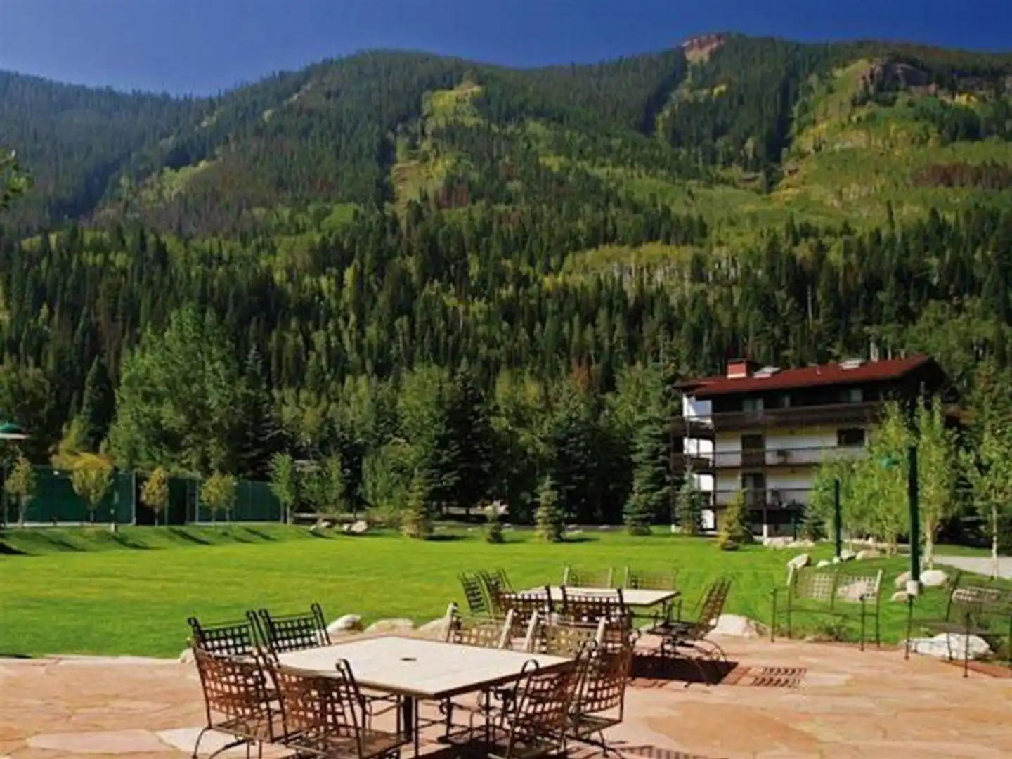 Vail Racquet Club Mountain Resort Terrasse