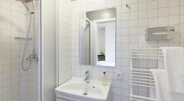 Ódinsvé Badezimmer