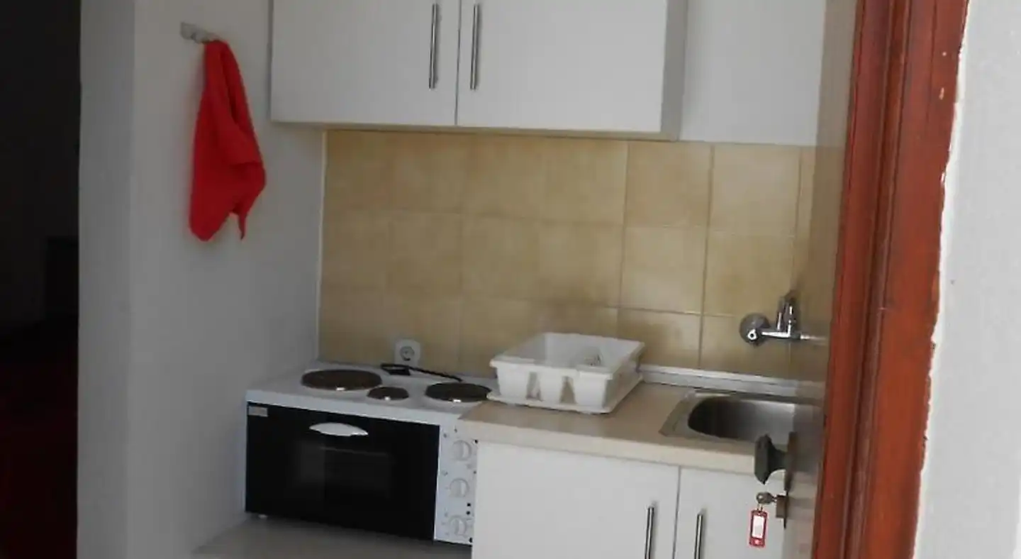 Socrates Studios & Apartments Badezimmer