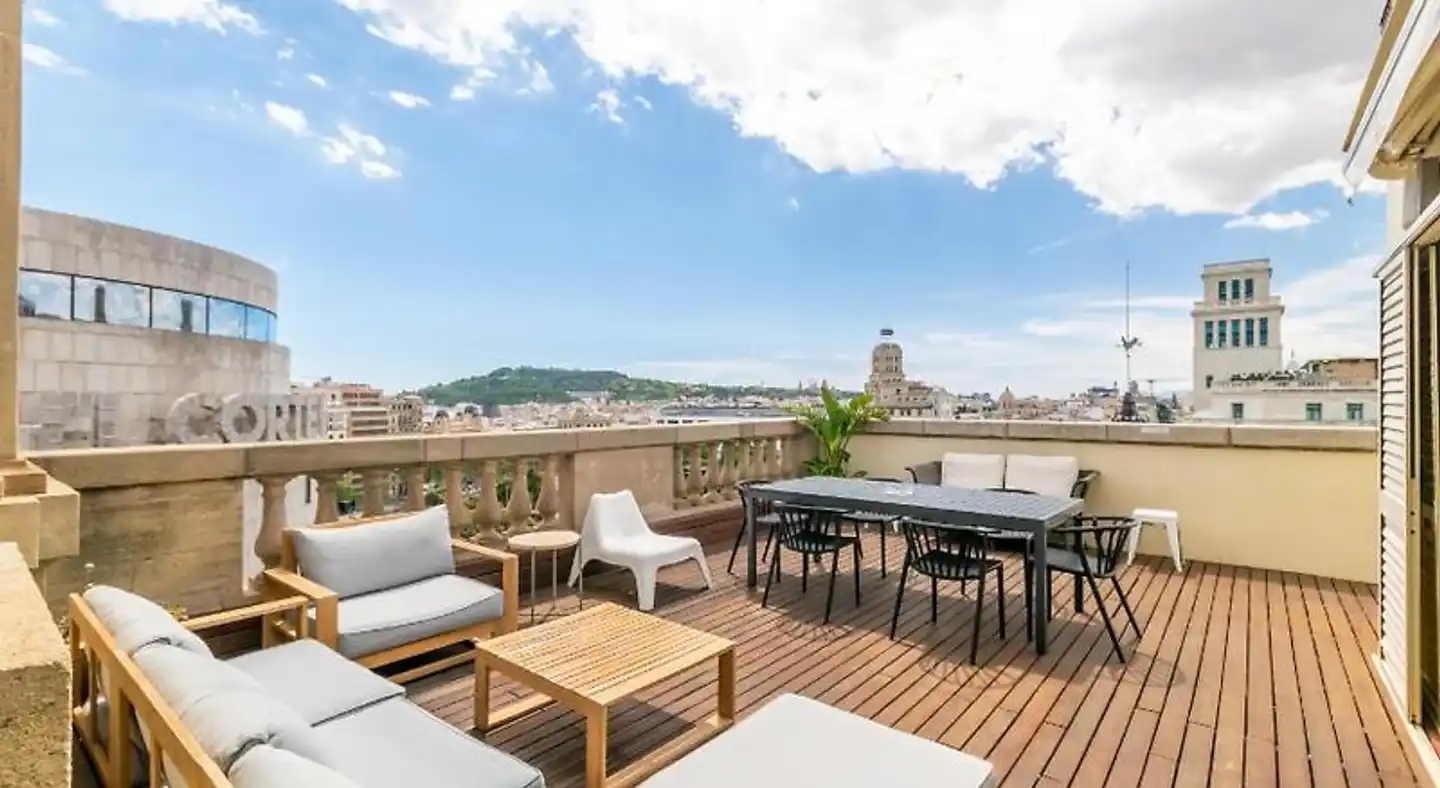 Friendly Rentals Plaza Catalunya Terrasse