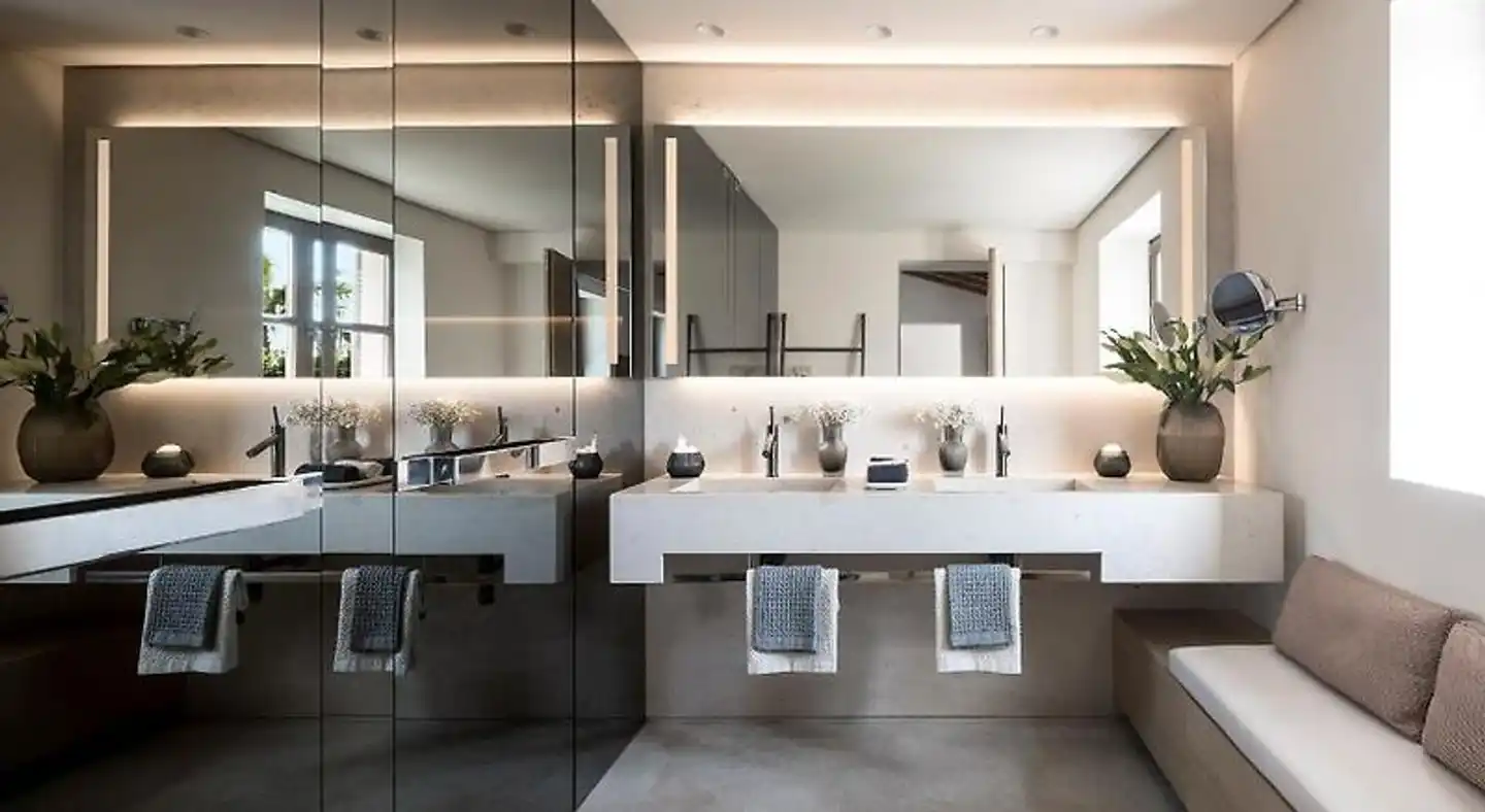 Castell Son Claret Badezimmer