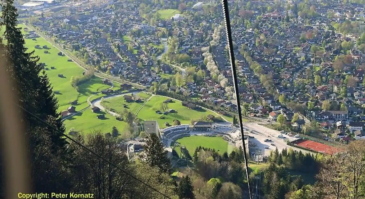 Olympiahaus-Skistadion Landschaft