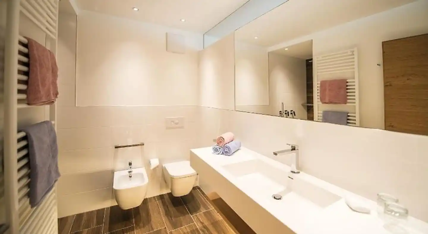 Pension Kranebitt Badezimmer
