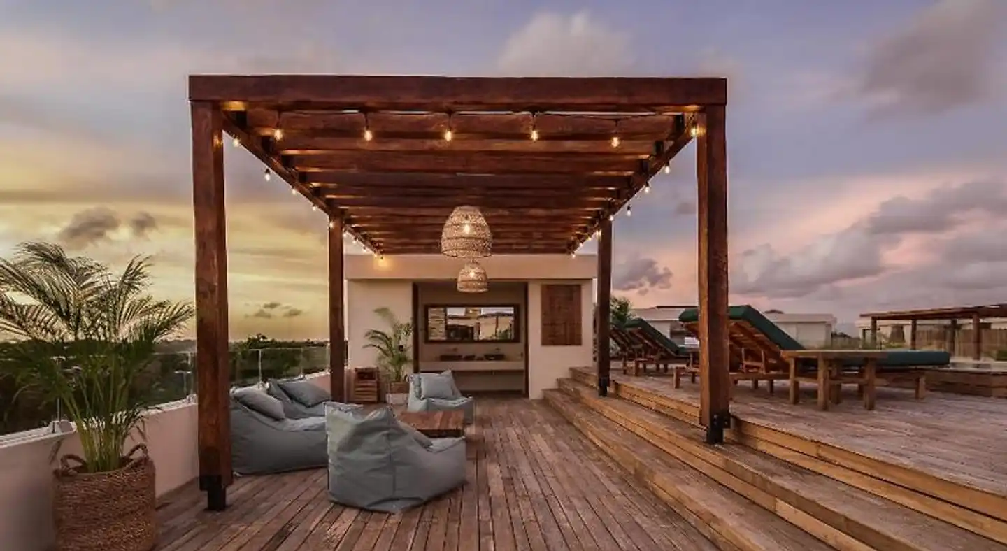 Copal Tulum Hotel Terrasse