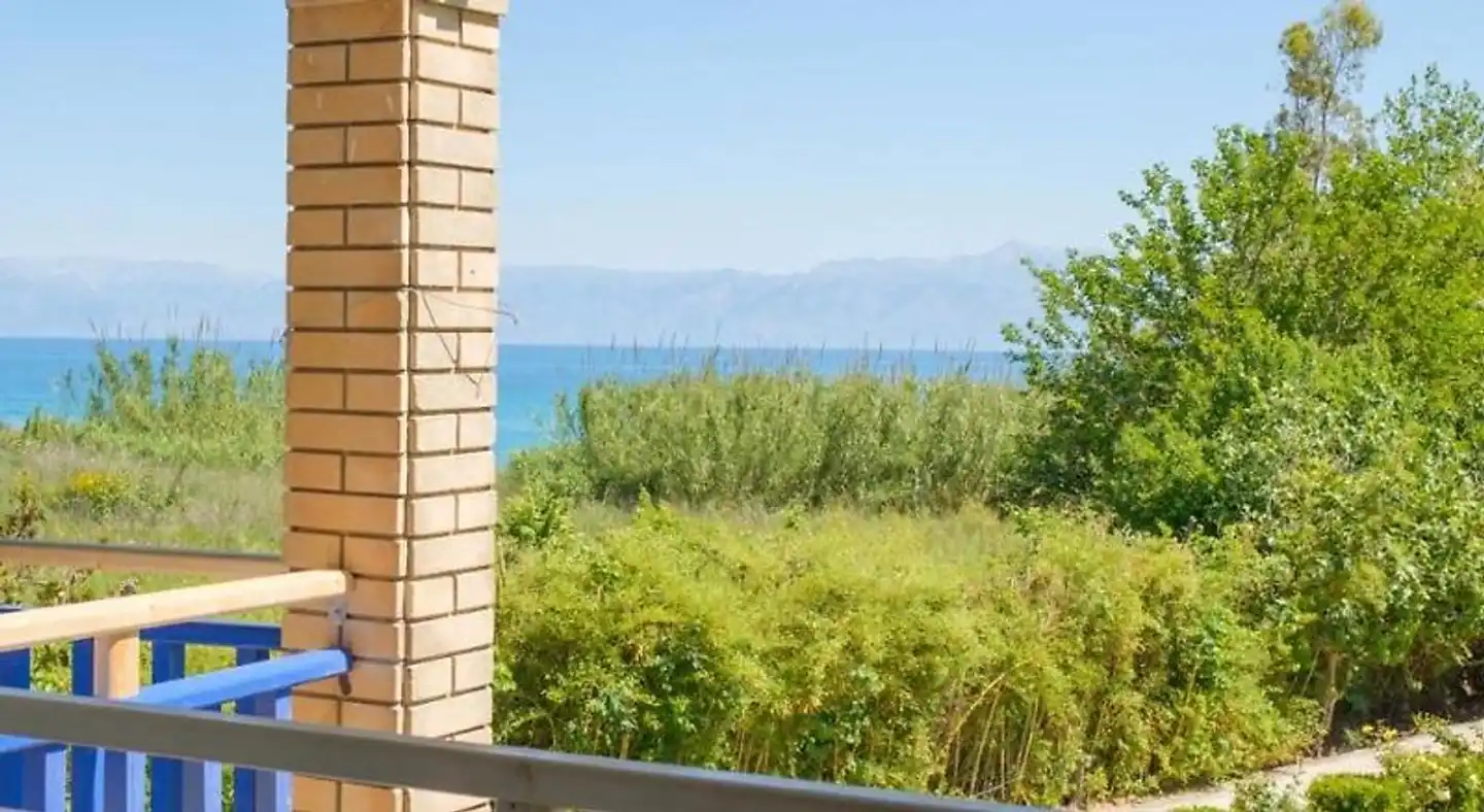 Villa Spyridoula on the beach Terrasse