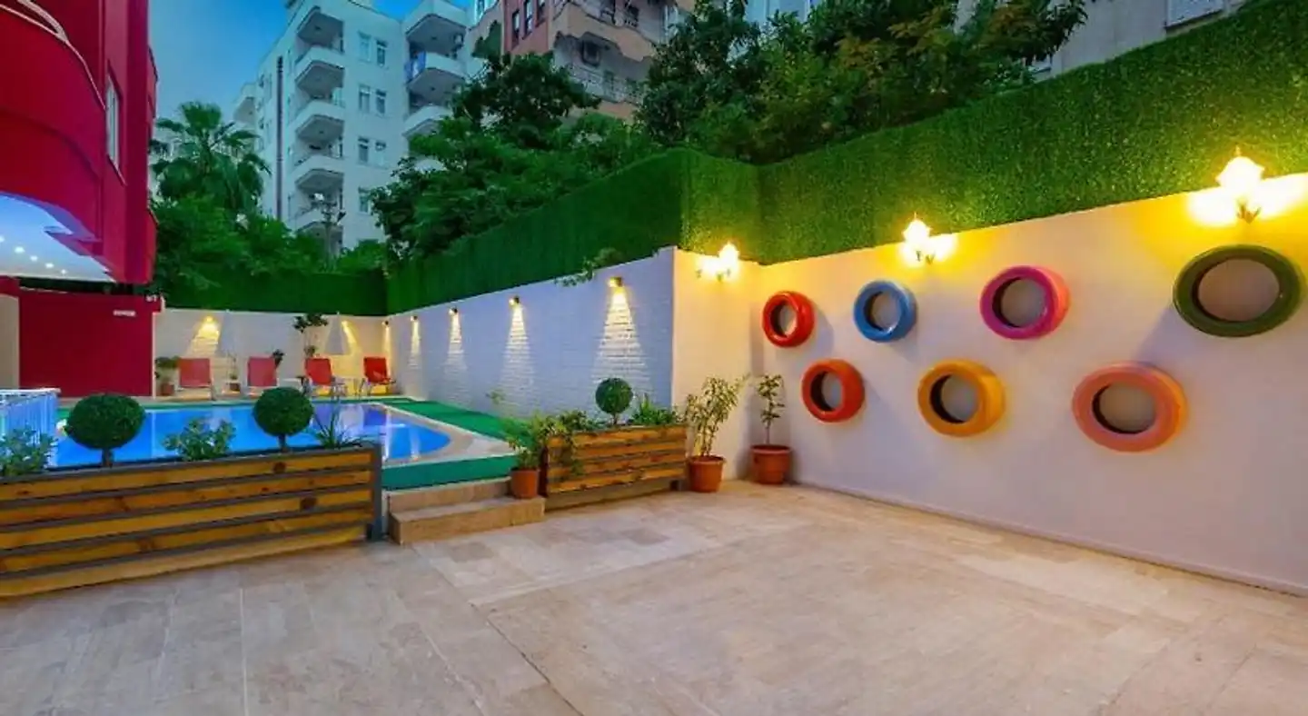 Twin Apart Hotel Terrasse