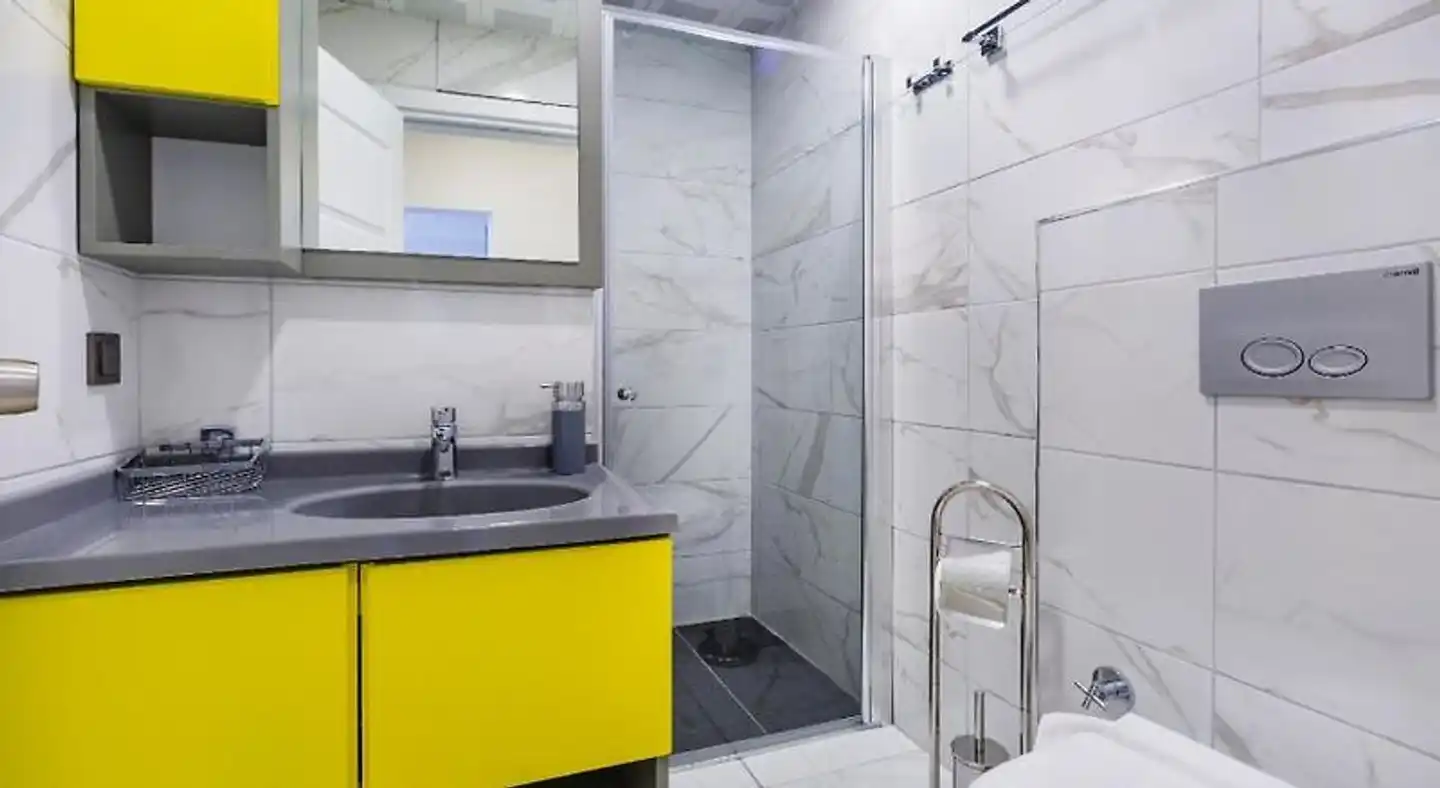 Twin Apart Hotel Badezimmer