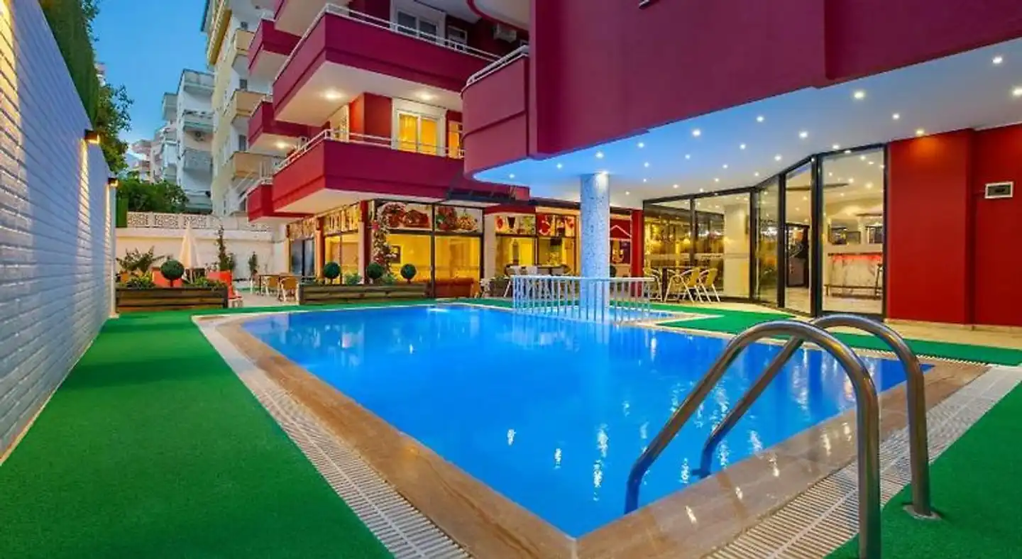 Twin Apart Hotel Hallenbad