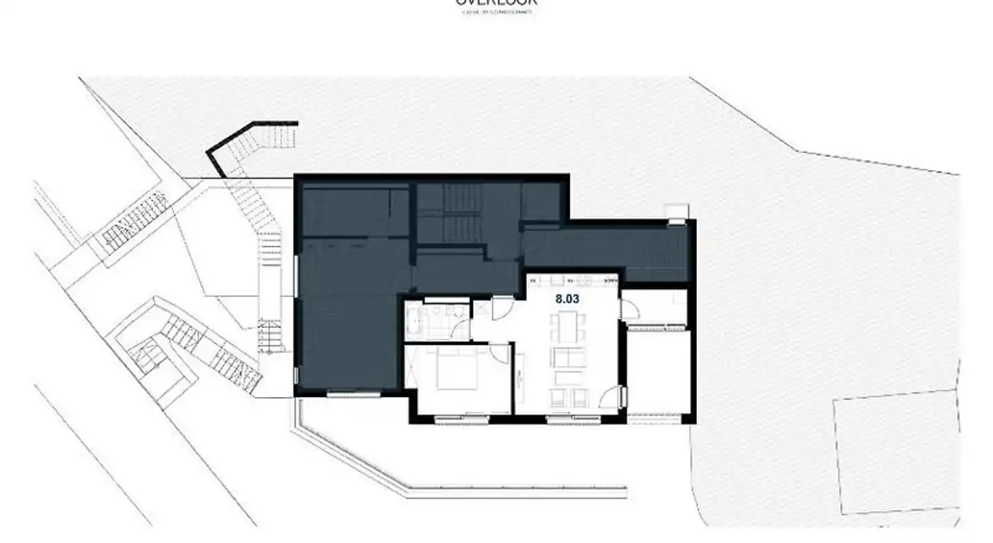 OVERLOOK Lodge by CERVO Zermatt Modellaufnahme