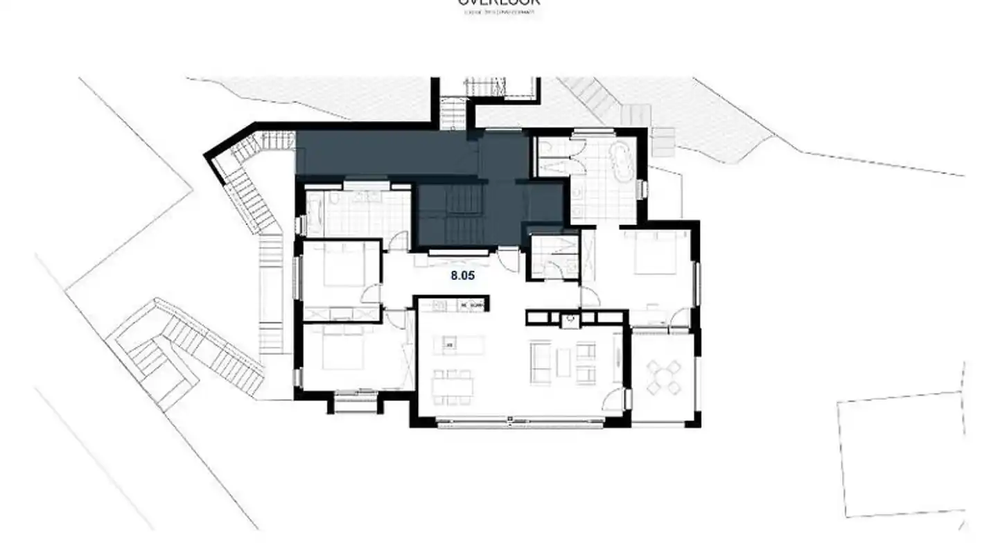 OVERLOOK Lodge by CERVO Zermatt Modellaufnahme