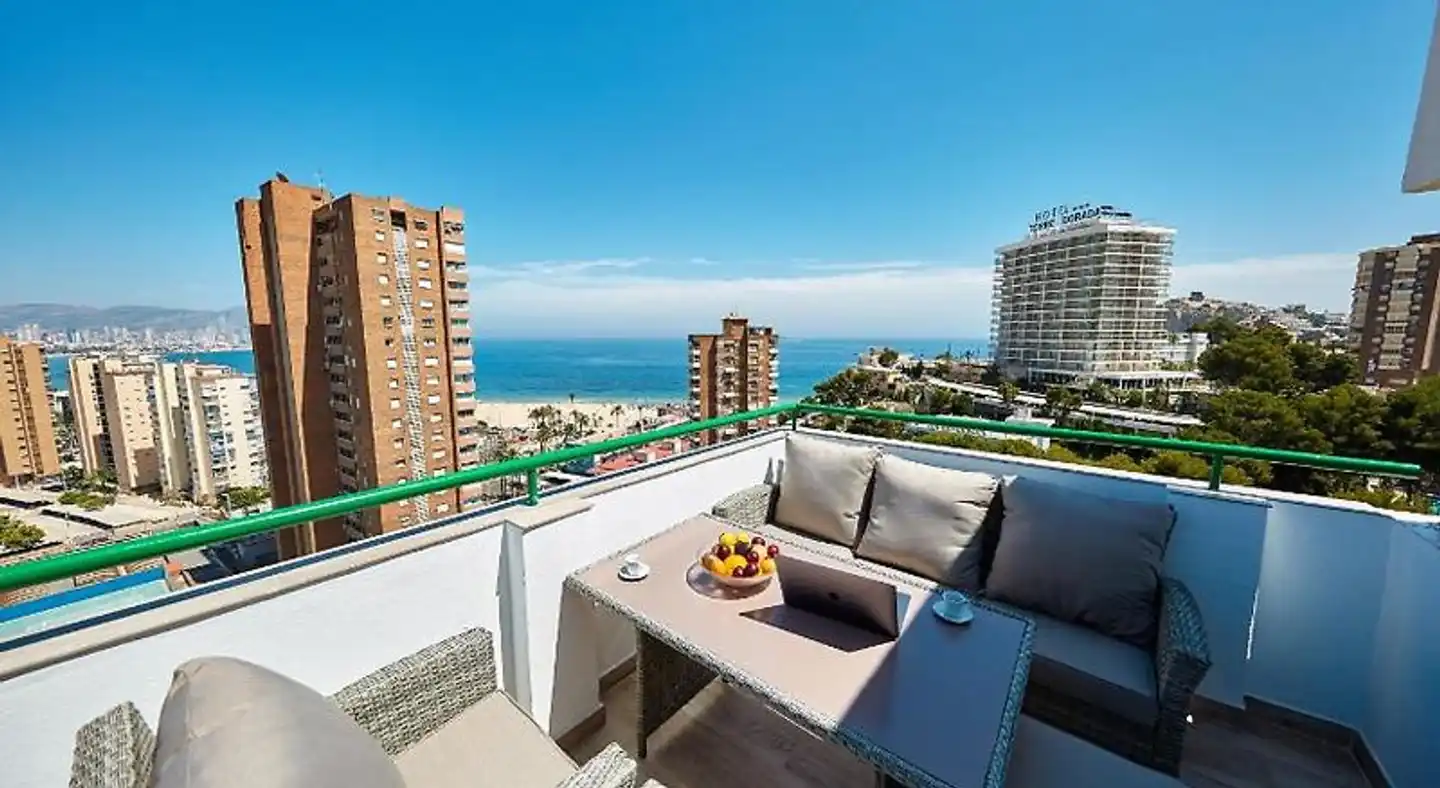 Sonrisa apartments Terrasse