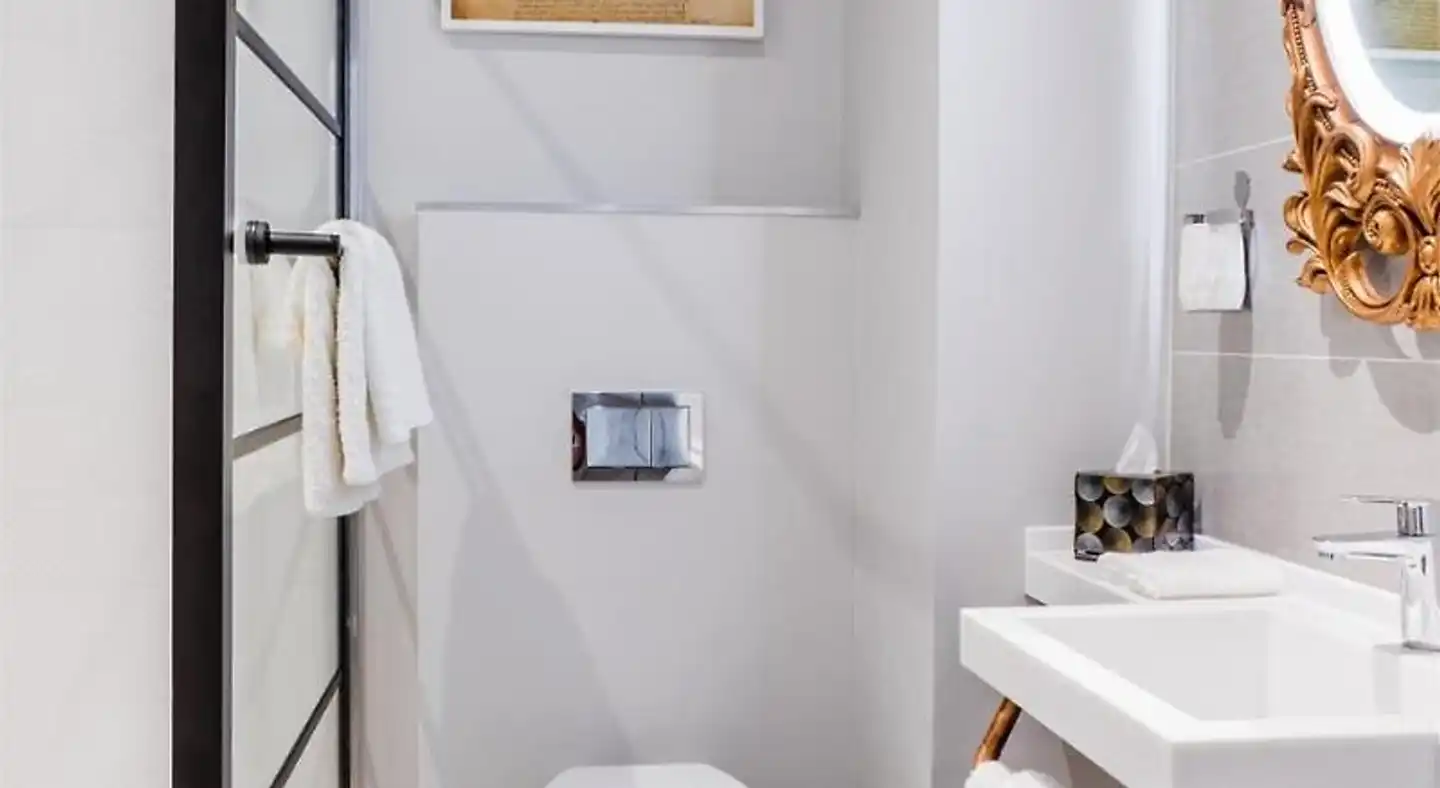 Hotel Perte Badezimmer