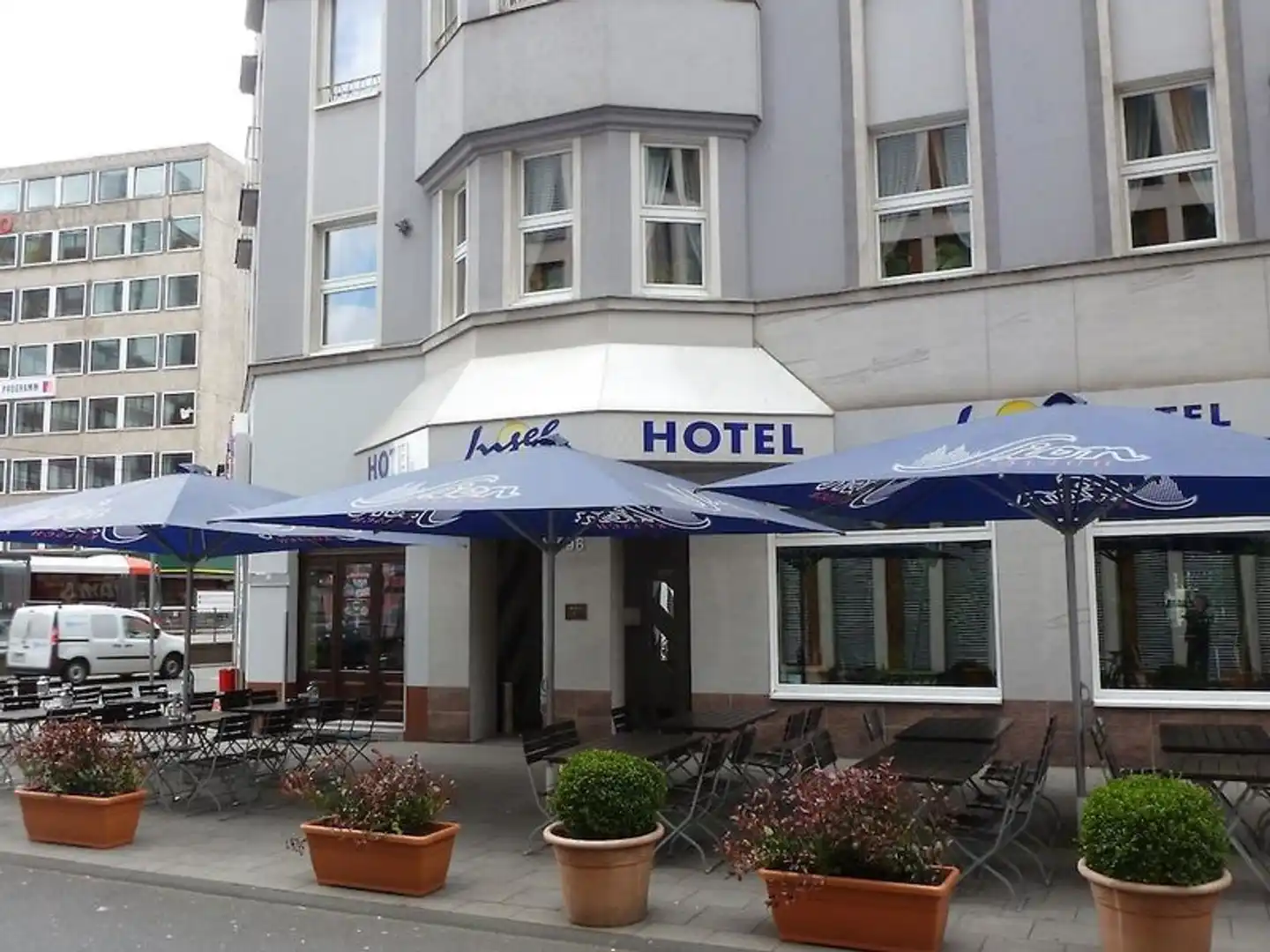 Insel-Hotel Aussenansicht