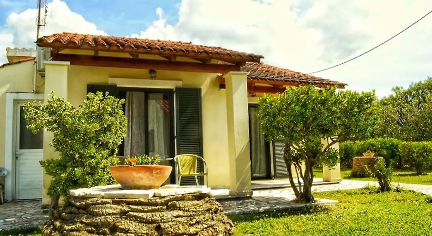 SunRose Beach Aparthotel Terrasse