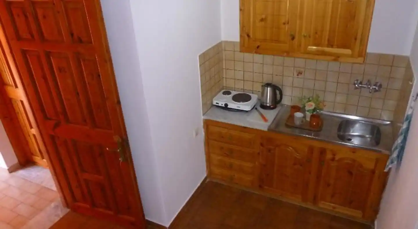 Niki Studios and Apartments Badezimmer