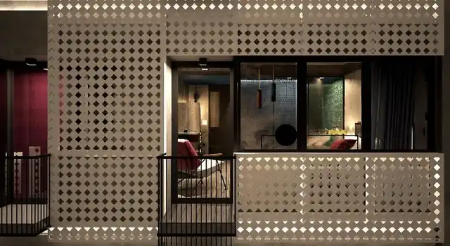 Project 3 urban chic hotel Lobby