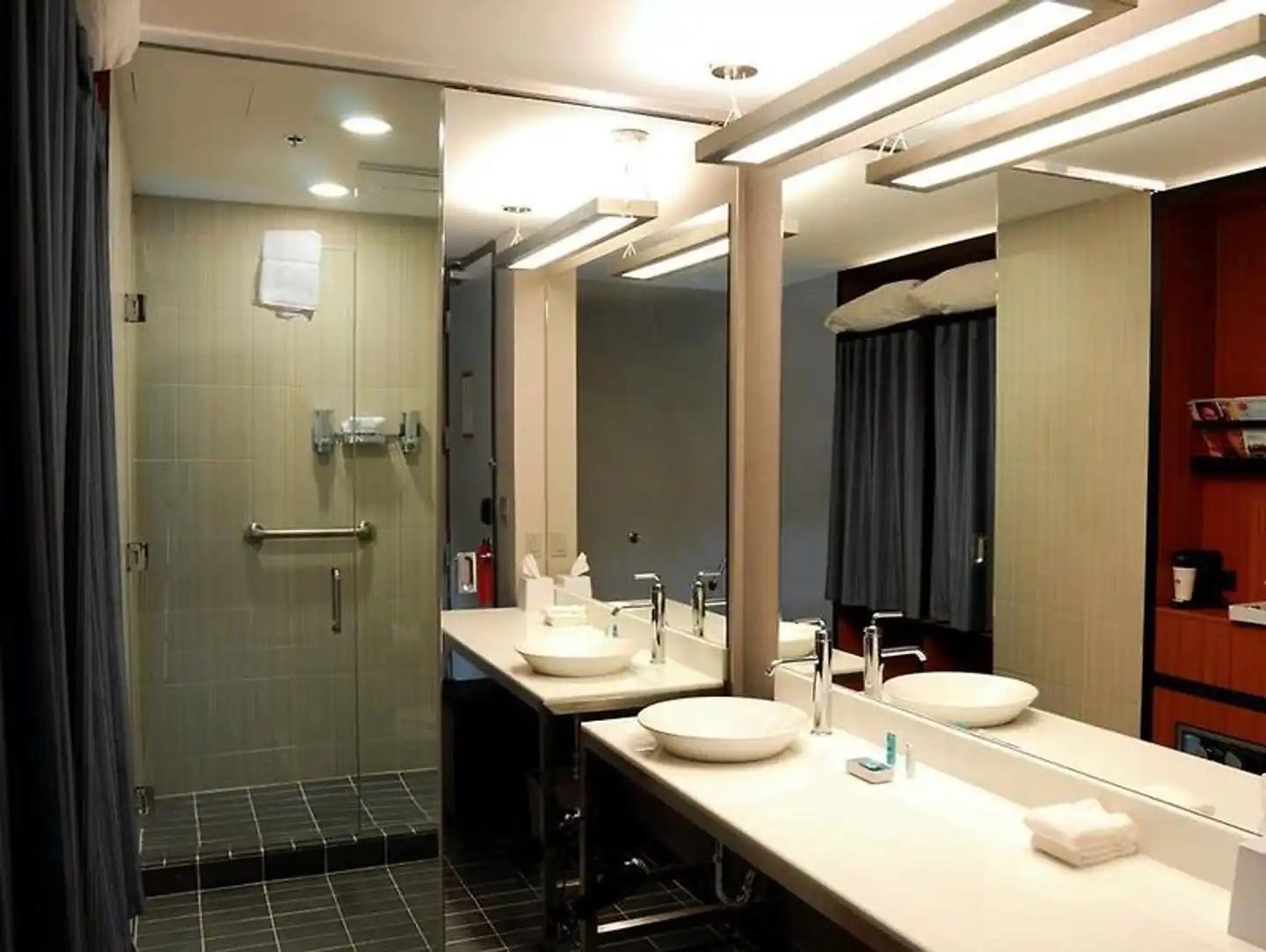 Aloft Montreal Airport Badezimmer