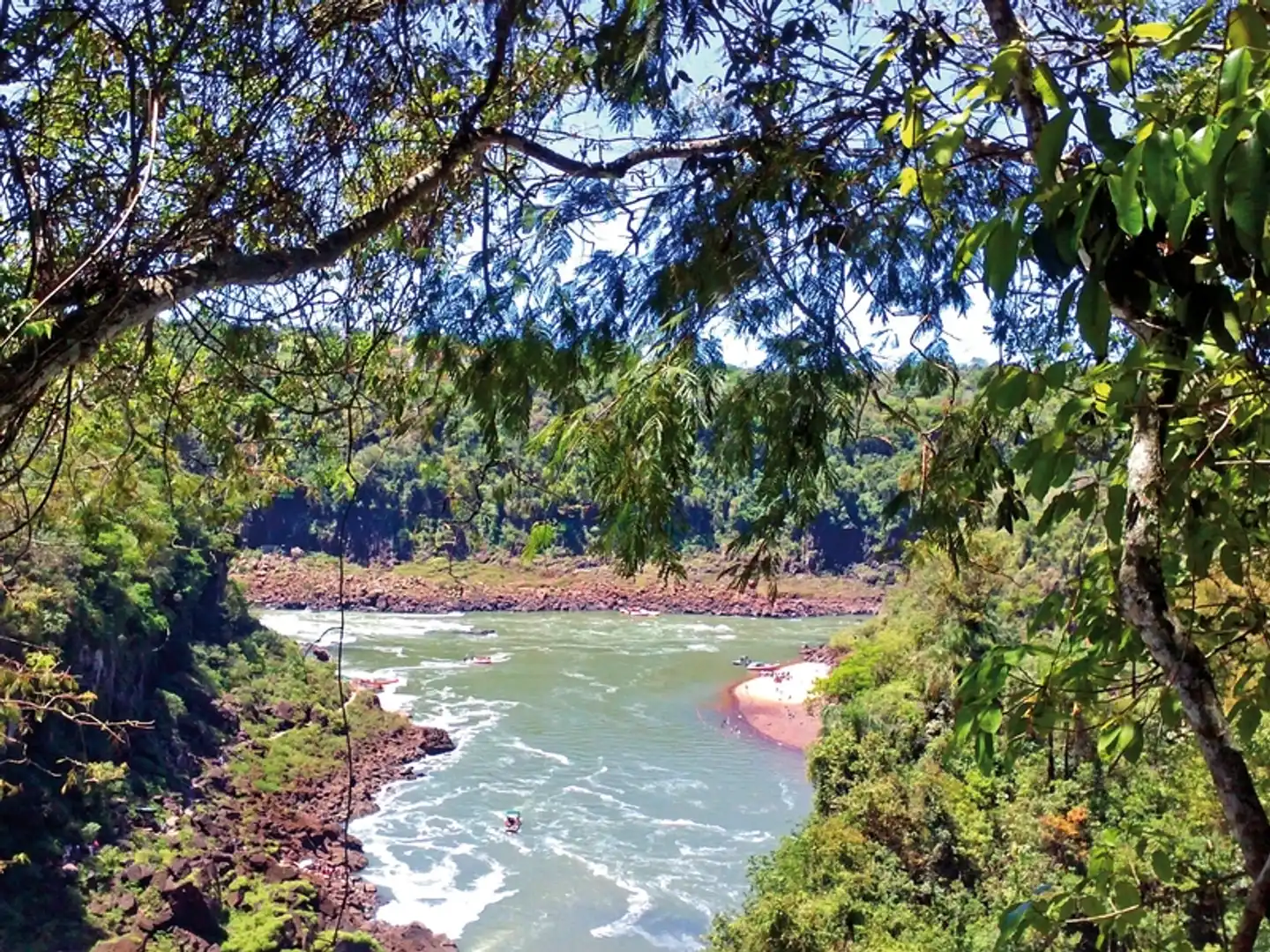 Berauschendes Iguazú Landschaft