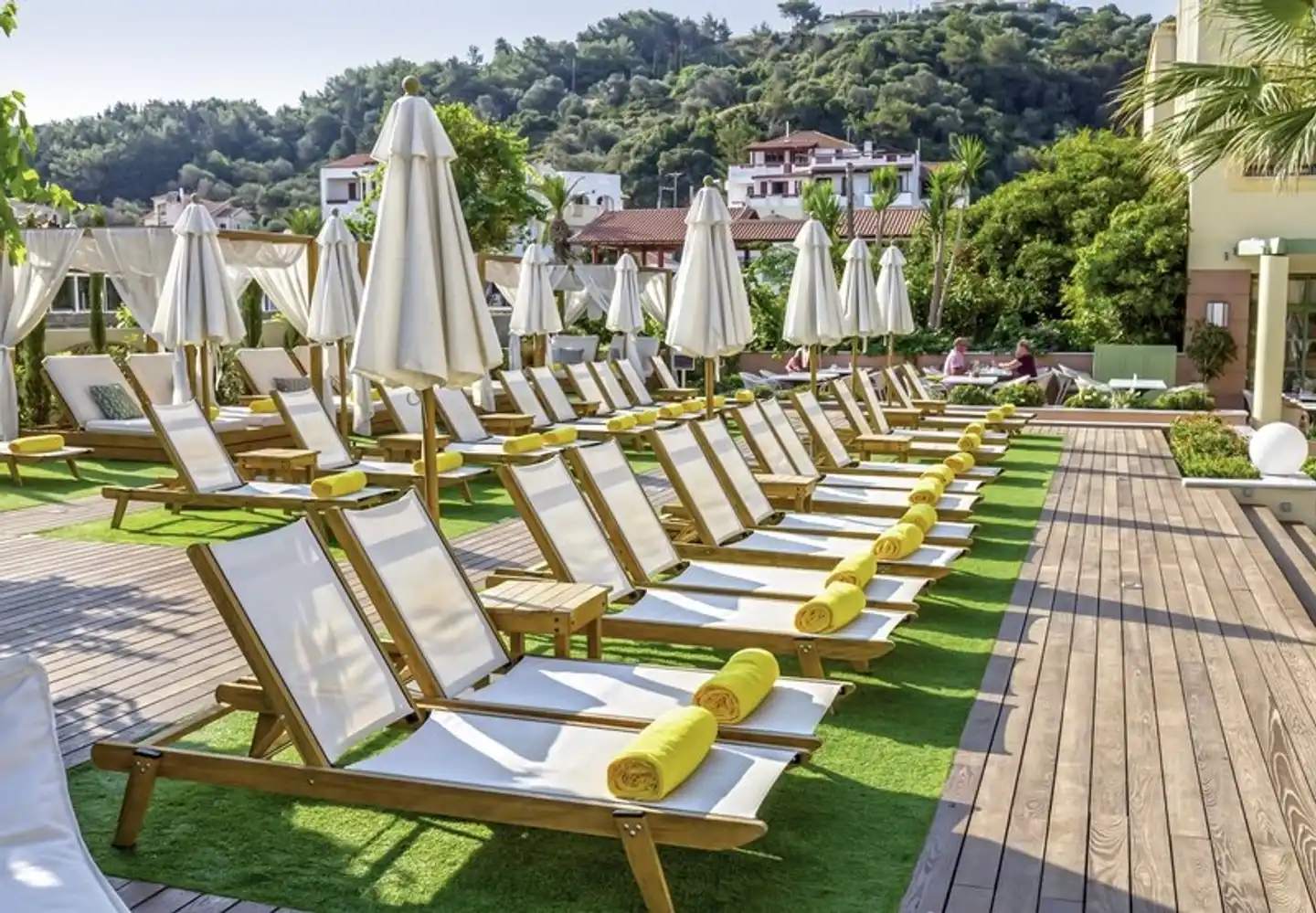 Samaina Inn Terrasse
