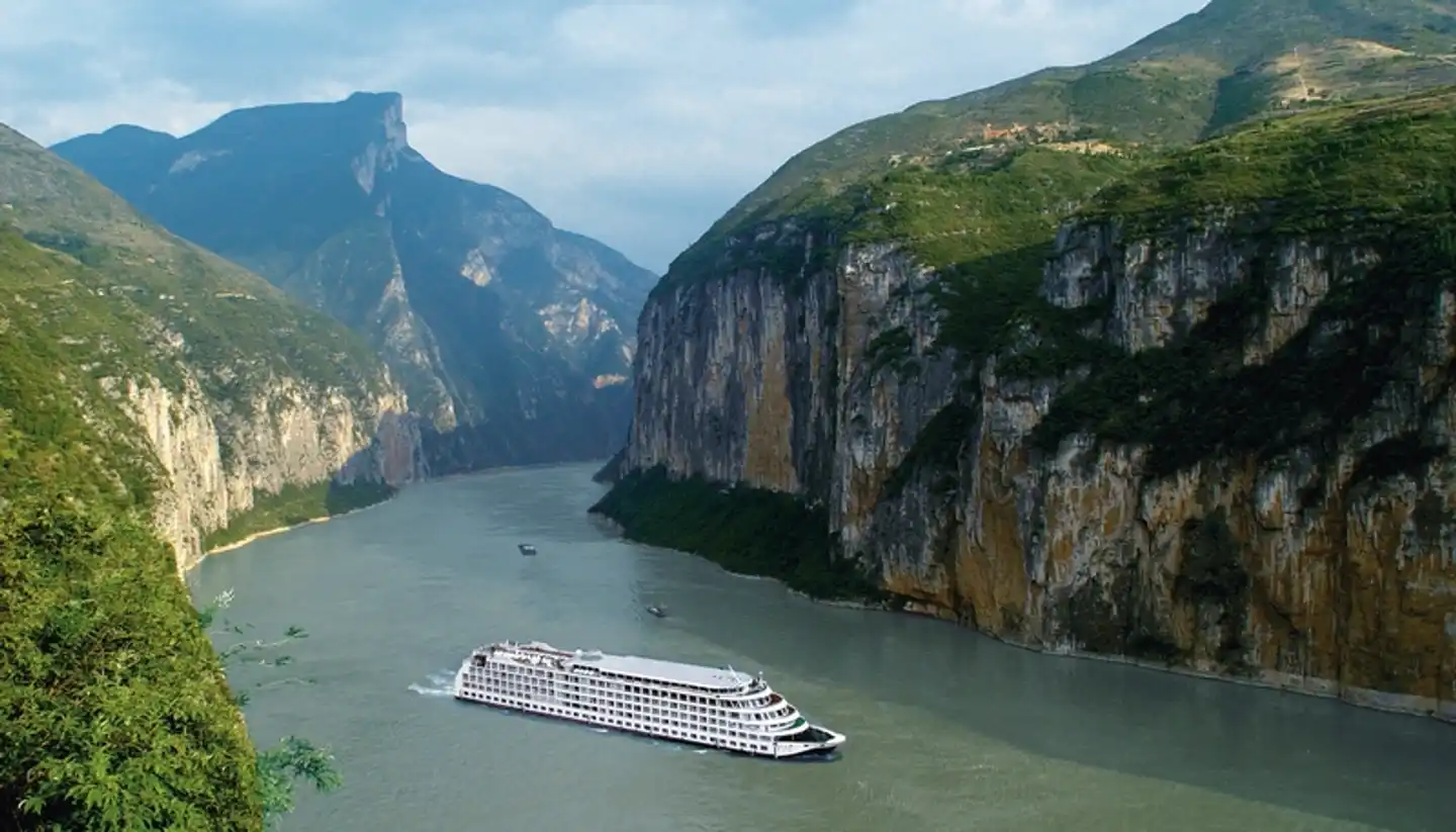 Klassisches China mit Yangzi-Kreuzfahrt Landschaft