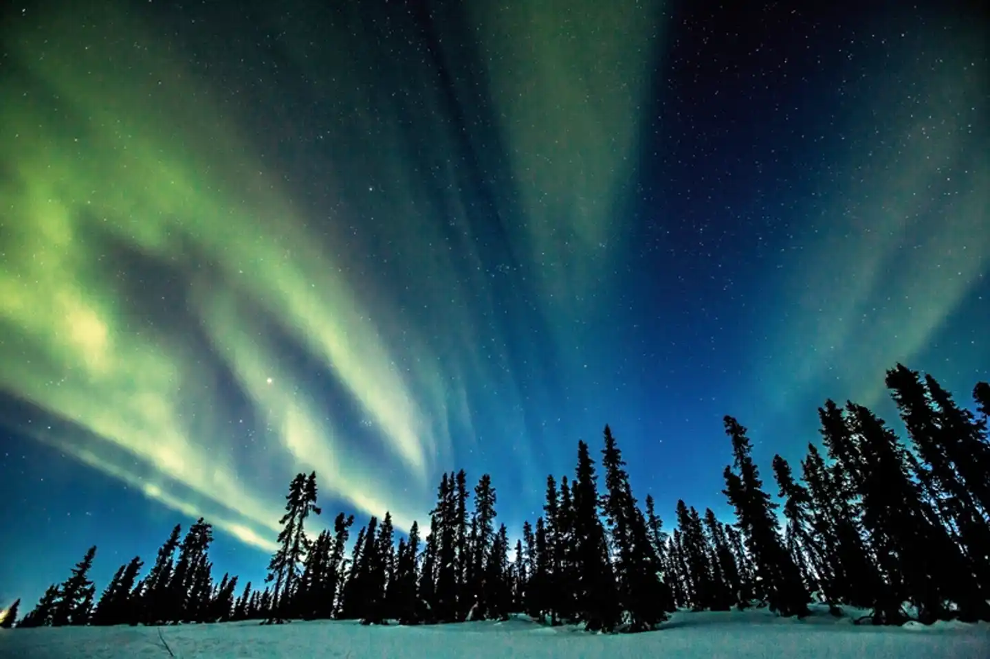 Aurora Village - Northern Lights Landschaft