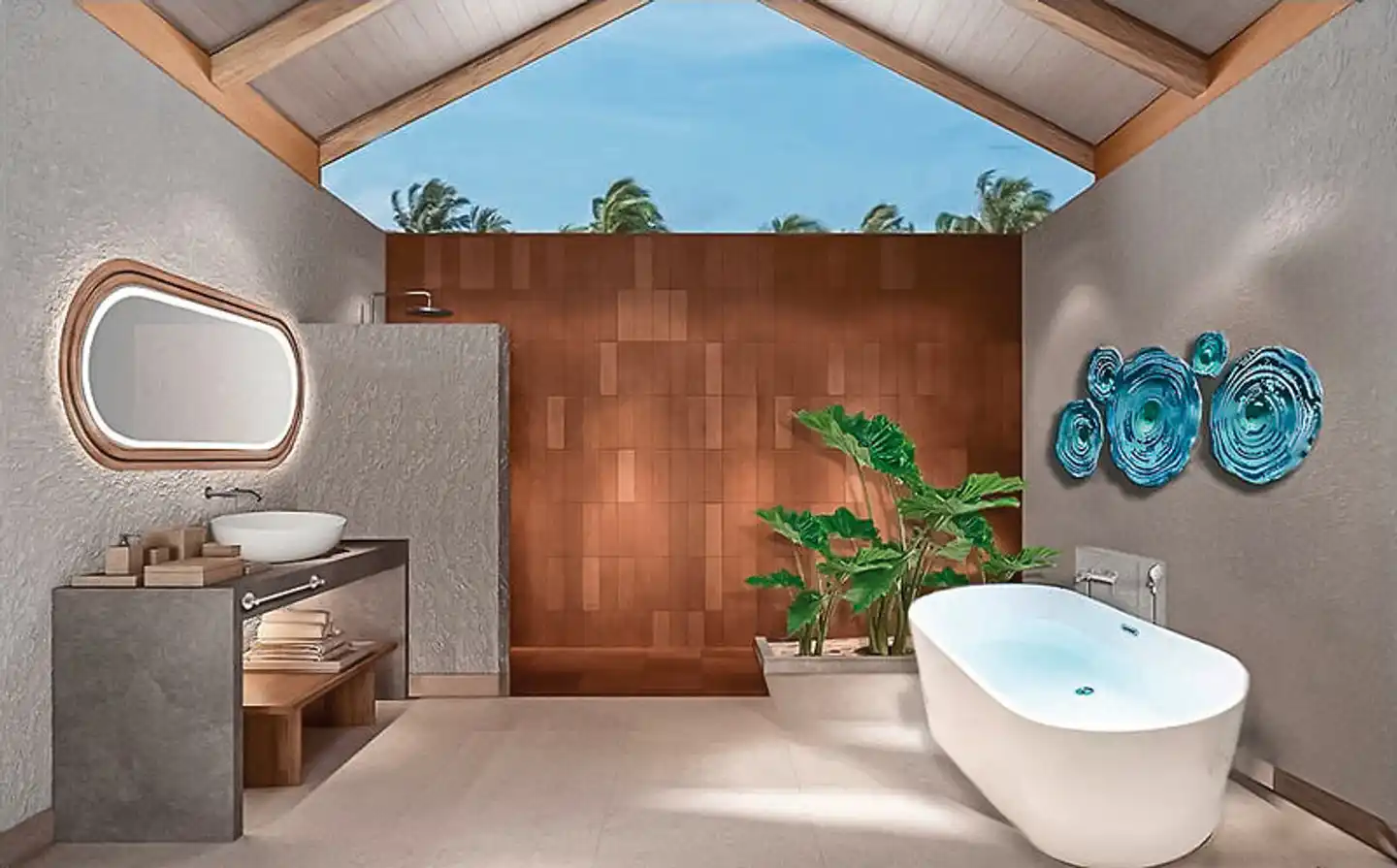 NH Collection Maldives Reethi Resort Badezimmer